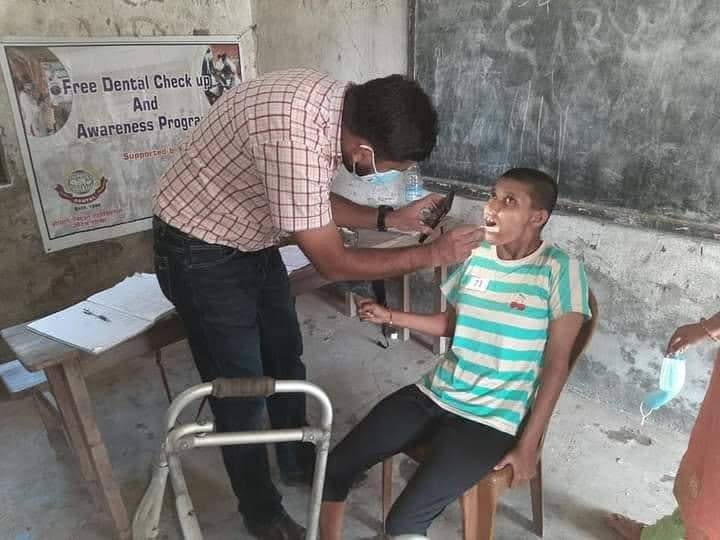 Oral health screening and Dental checkup at Biratnagar Ward-12