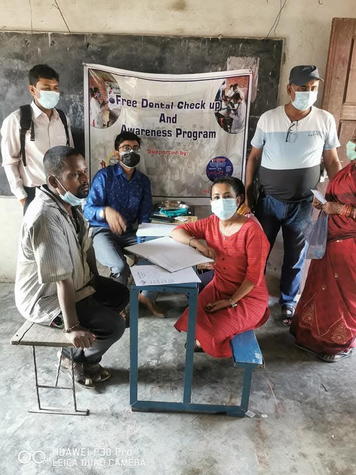  Oral health screening and Dental checkup at Biratnagar Ward-16
