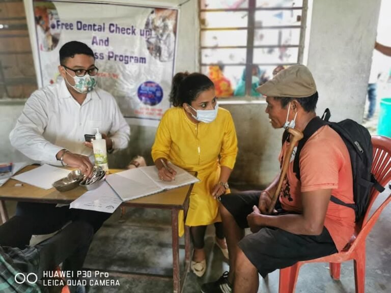 Oral health screening and Dental checkup at Biratnagar Ward-18