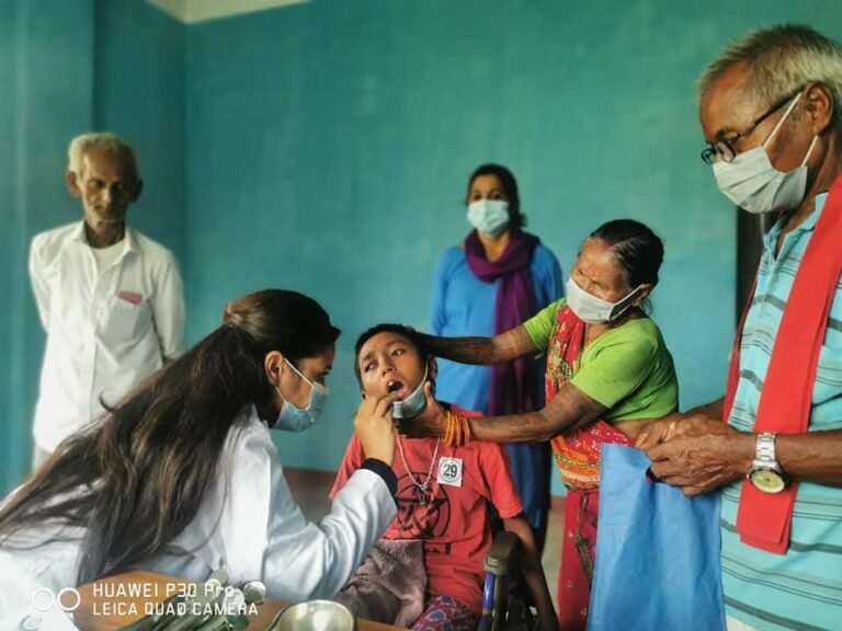 Oral health screening and Dental checkup at Biratnagar Ward-14