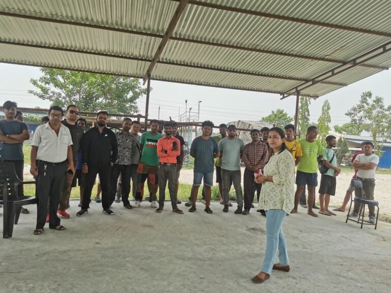 Awareness program to promote oral health and to eradicate Tobacco and Cancer conducted at Rijalco Gas Factory, Nimuwa