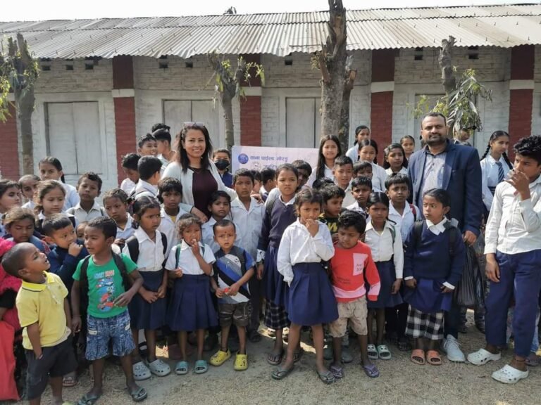 Oral health and anti tobacco campaign at Bishweshwar Prasad Primary School, Duhabi, Sunsari in collabration with Janahit Nepal