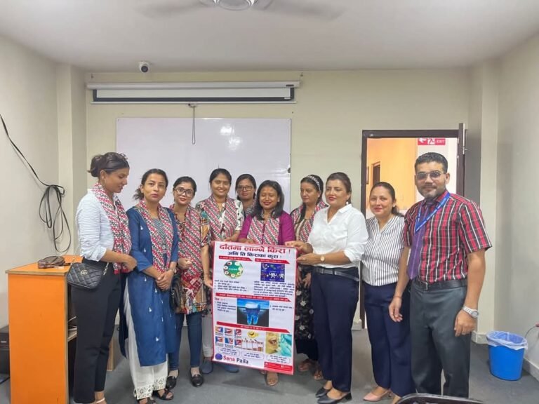 A Free Oral Checkup, Awareness Campaign, and Awareness Banner Handover were successfully conducted at ISMT College, Biratnagar, Morang